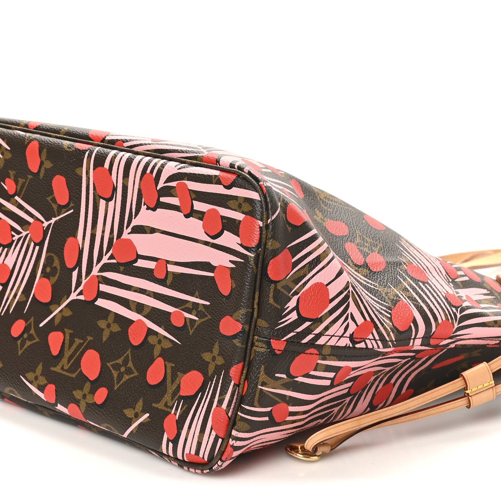 Louis Vuitton Monogram Jungle Dots Neo Neverfull MM Sugar Pink Poppy