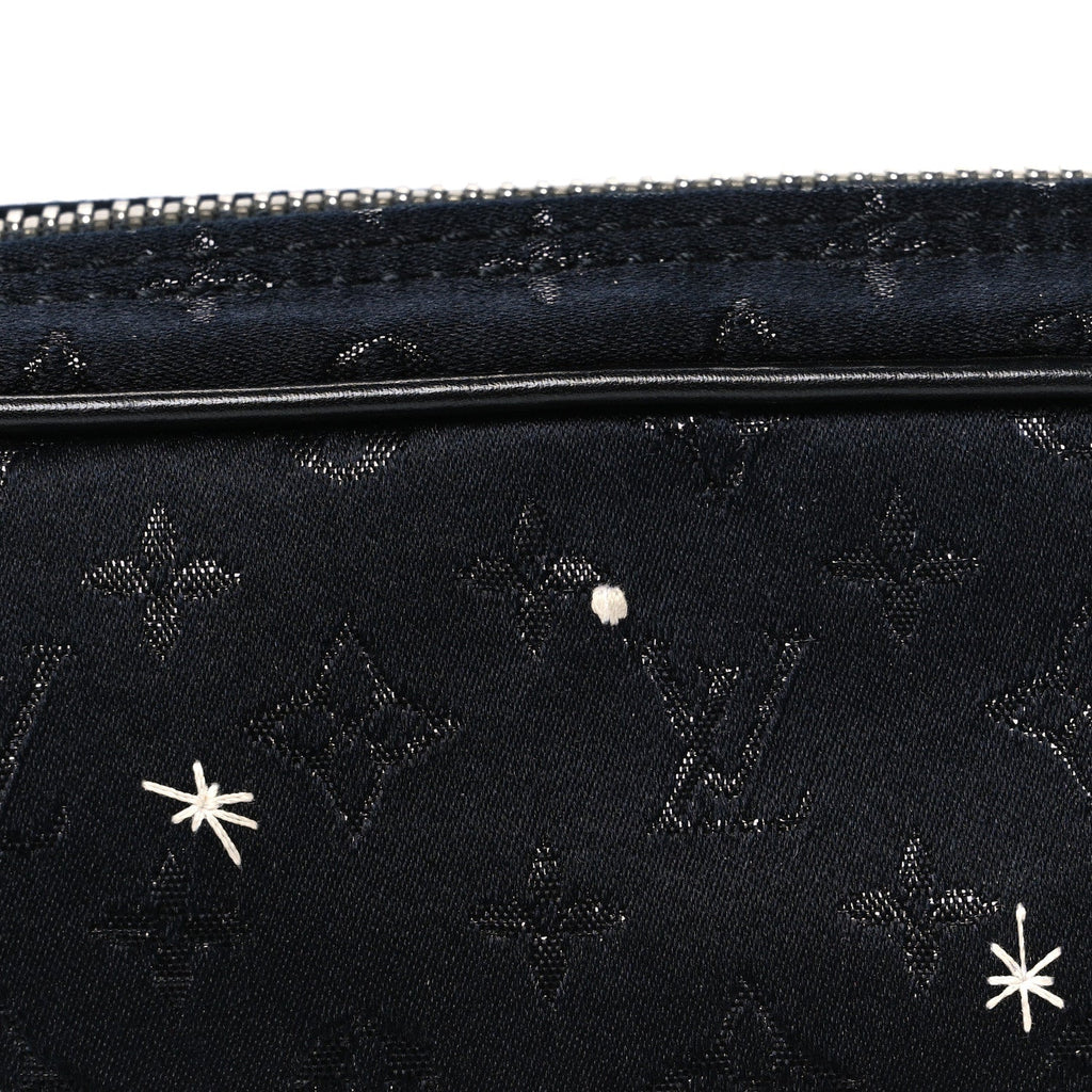 Louis Vuitton Satin Mini Monogram Conte De Fees Pochette Black