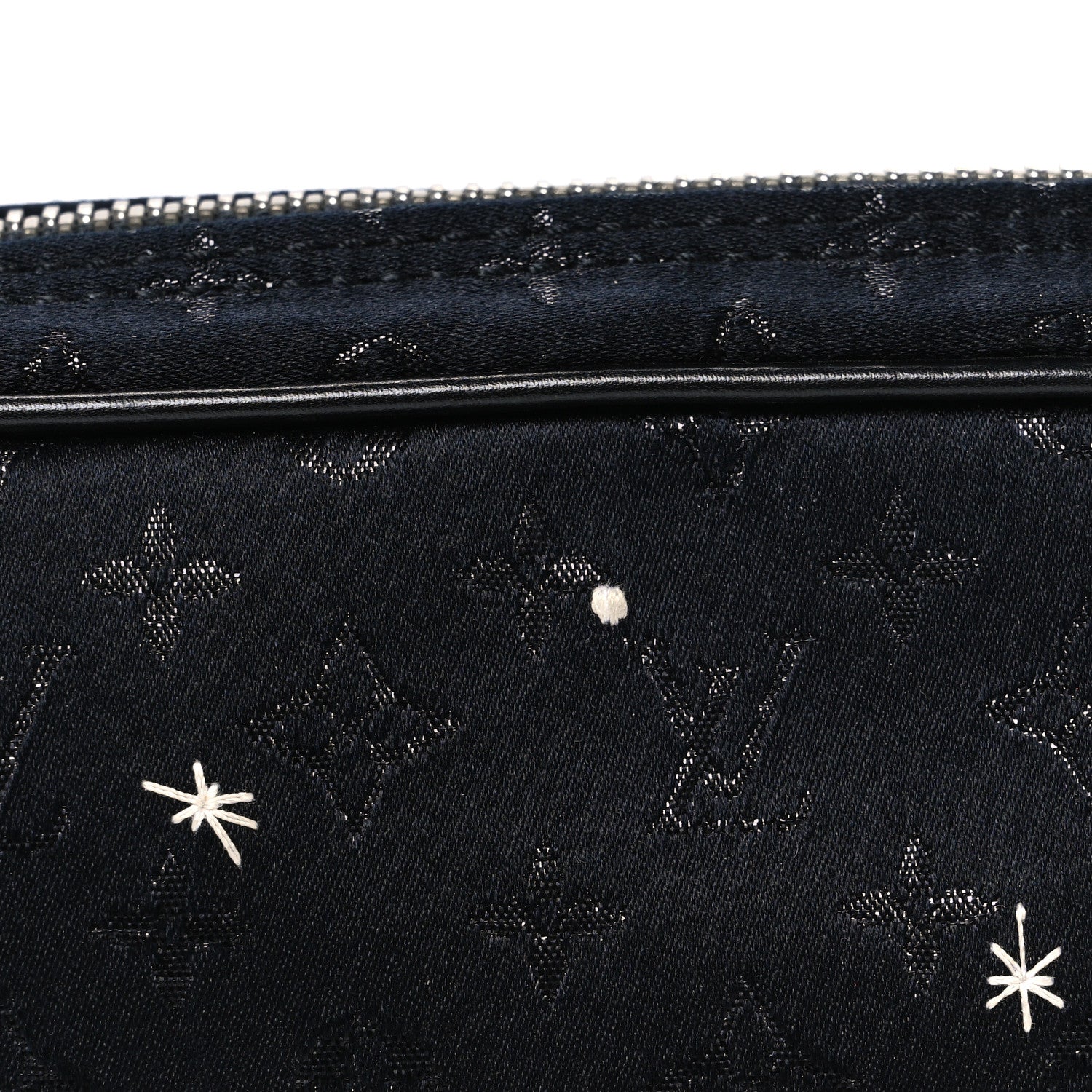 Louis Vuitton Satin Mini Monogram Conte De Fees Pochette Black