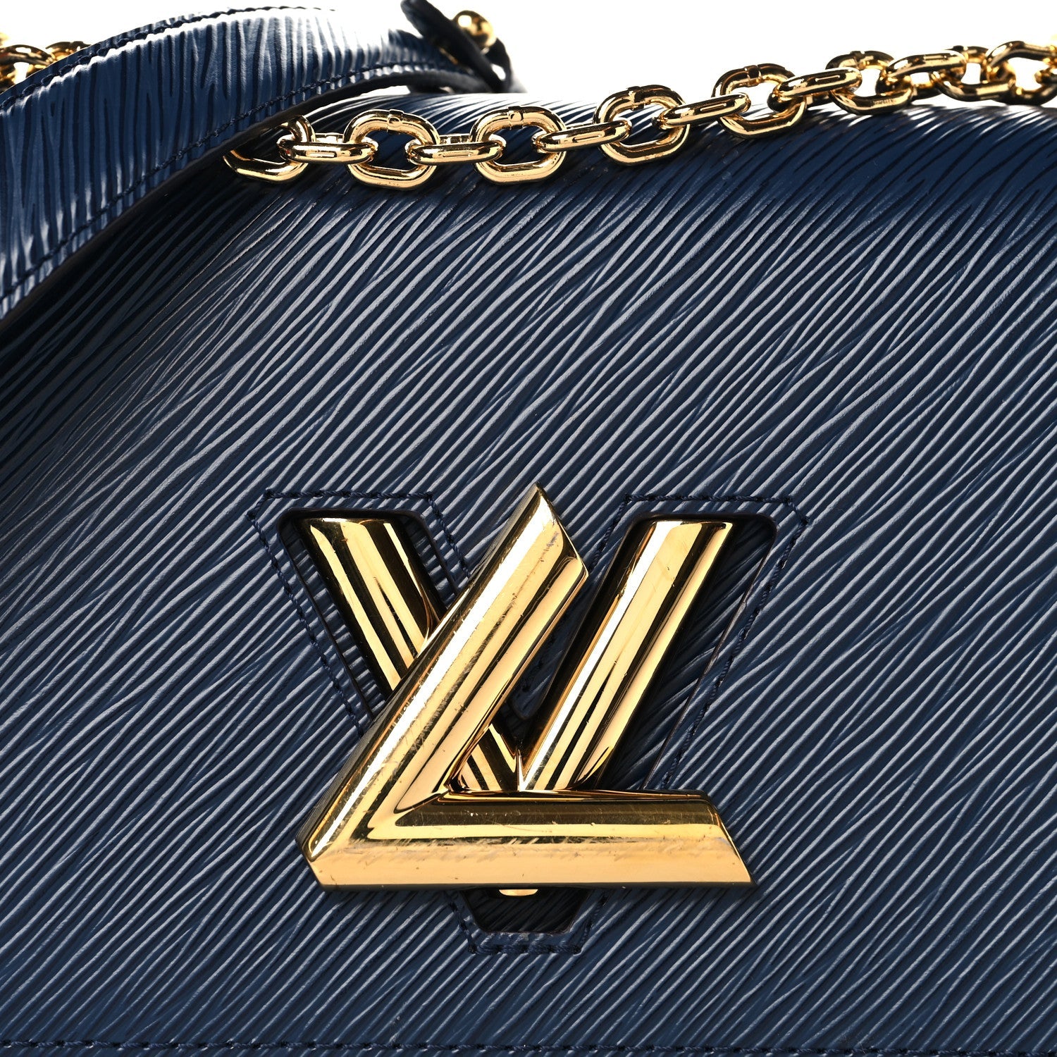 Louis Vuitton Epi Twist Shoulder Bag MM Indigo