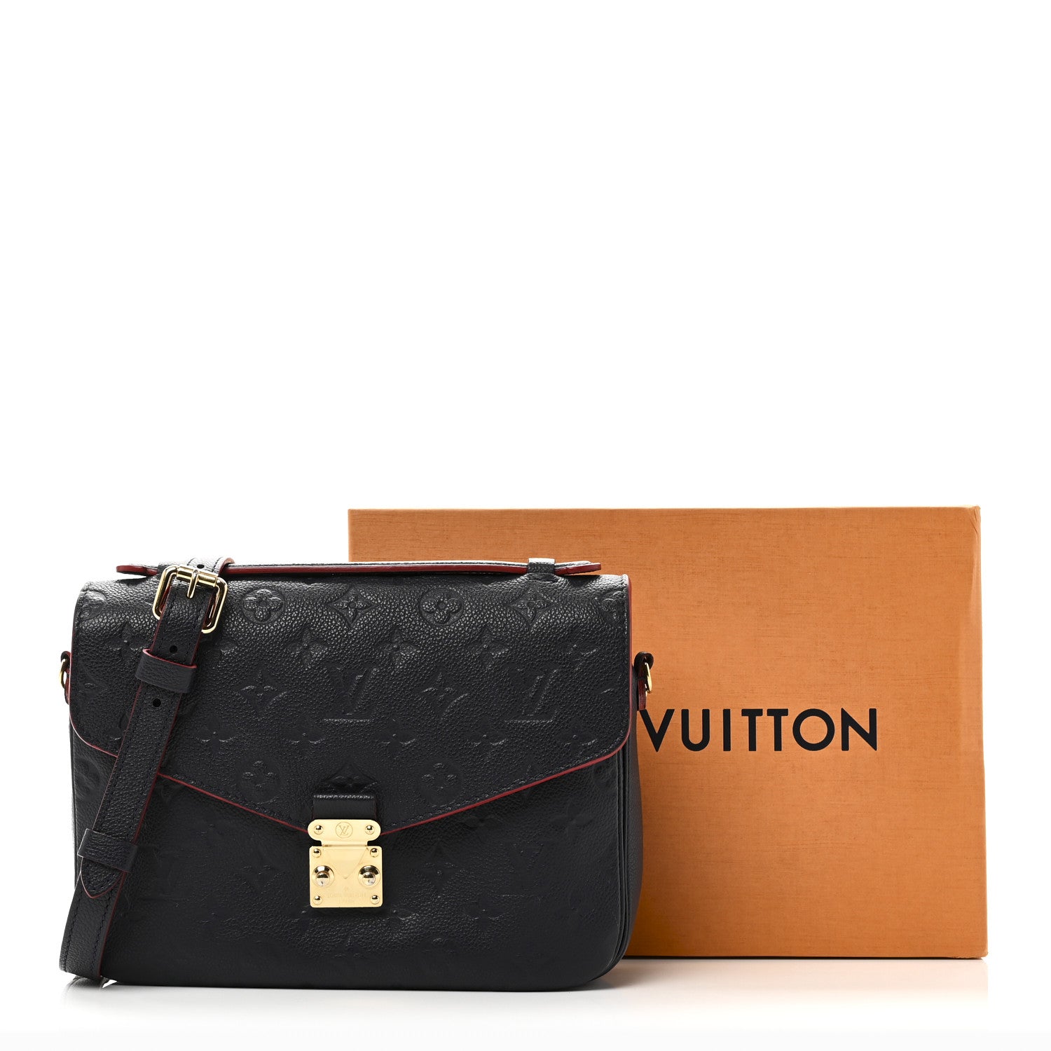 Louis Vuitton Empreinte Pochette Metis Marine Rouge