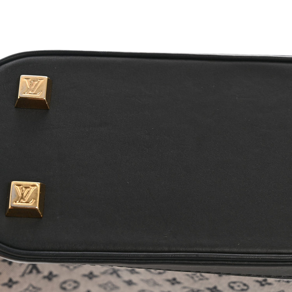Louis Vuitton Mini Monogram Alma Haut Tote Blue