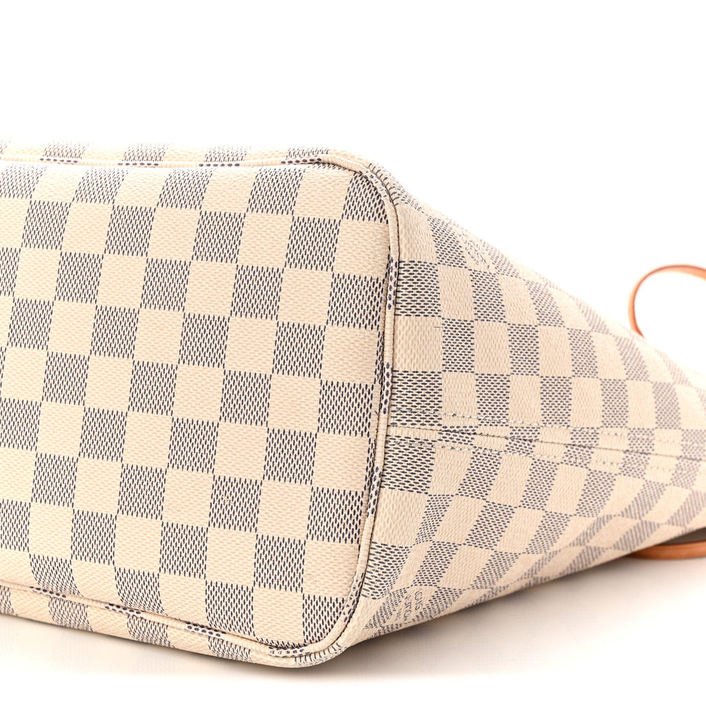 Louis Vuitton Damier Azur Neo Neverful lMM Rose Ballerine