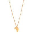 Crystal Pearl CC Africa Pendant Necklace Gold White