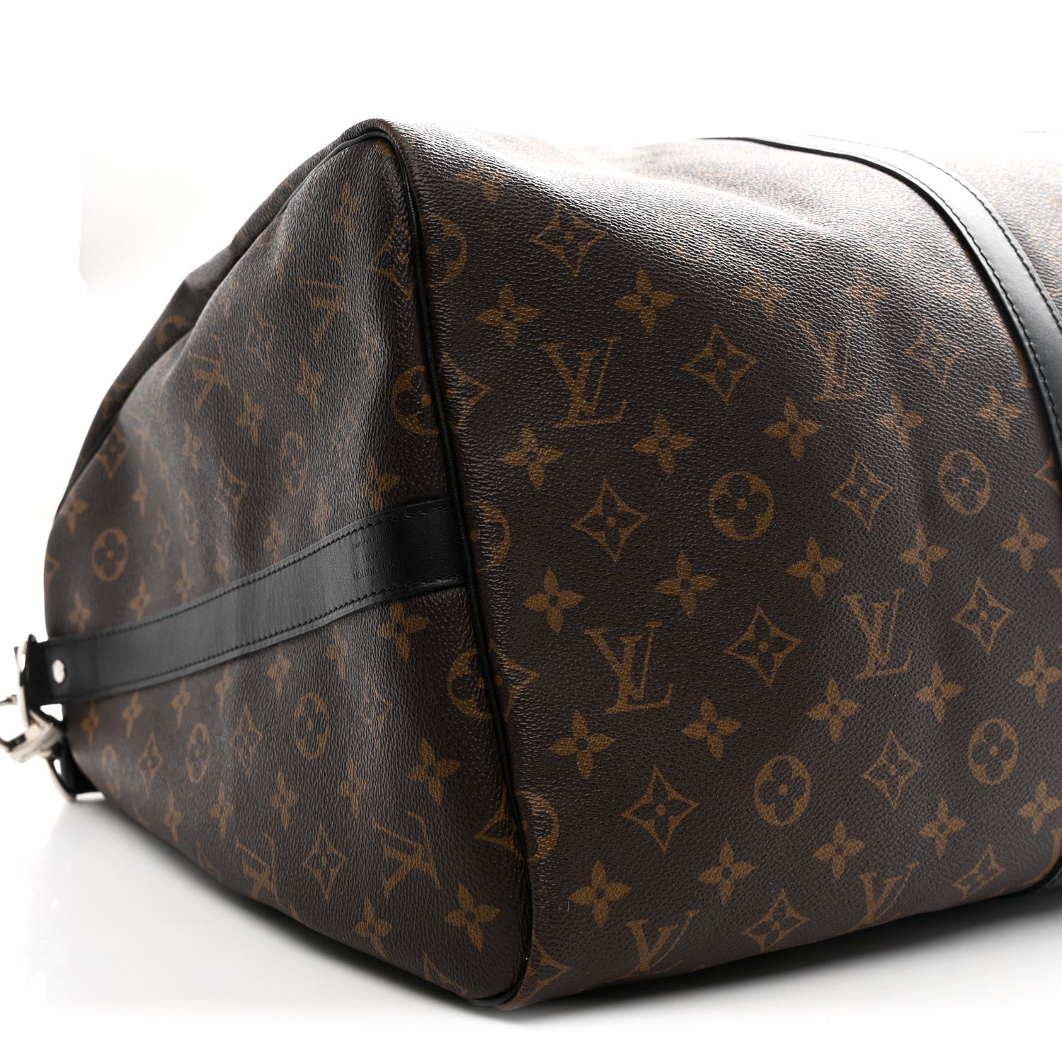 Louis Vuitton Monogram Macassar Keepall Bandouliere 55