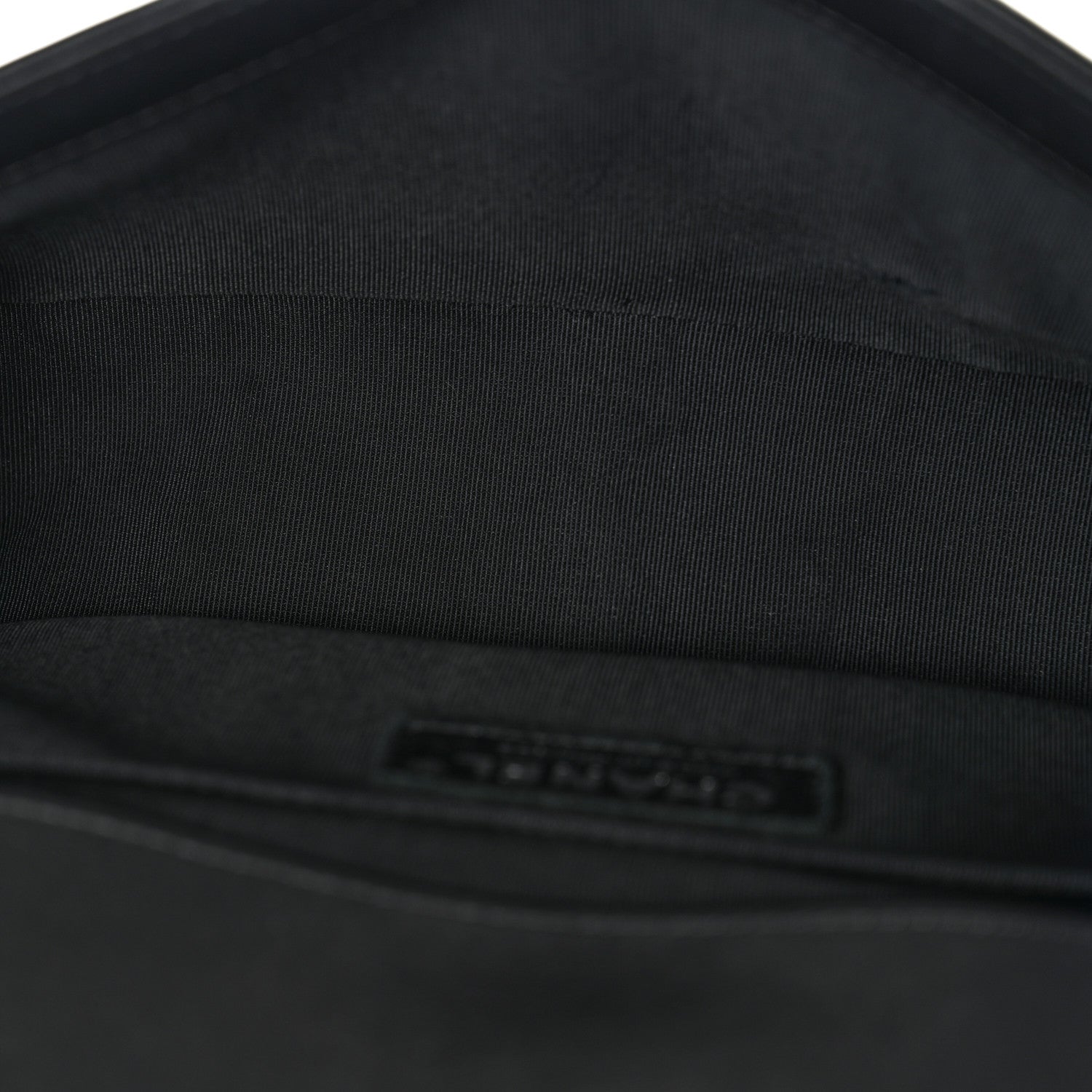 Chanel Lambskin Chevron Quilted Medium Boy Flap Black