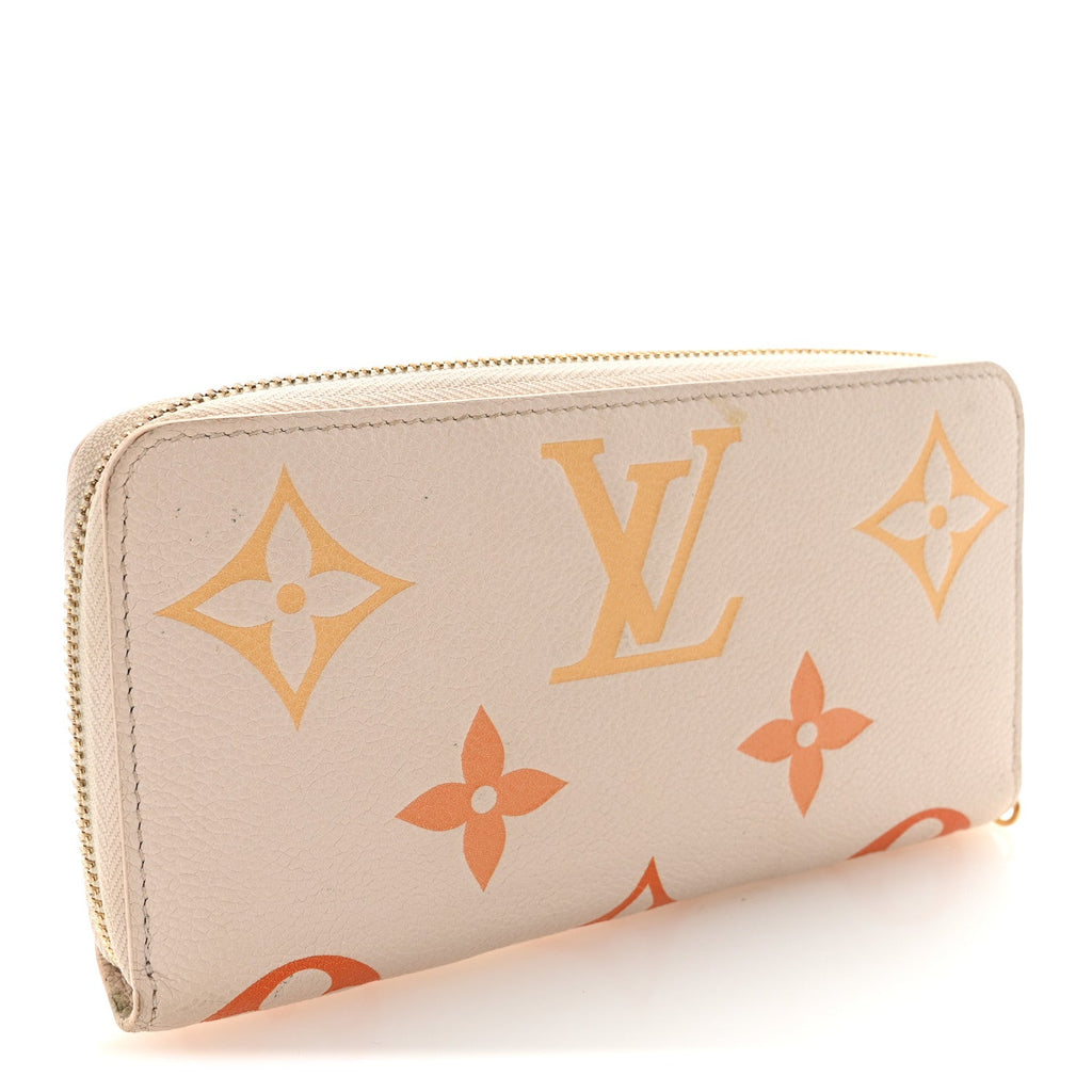 Louis Vuitton Empreinte Monogram Giant Zippy Wallet Degrade Natural