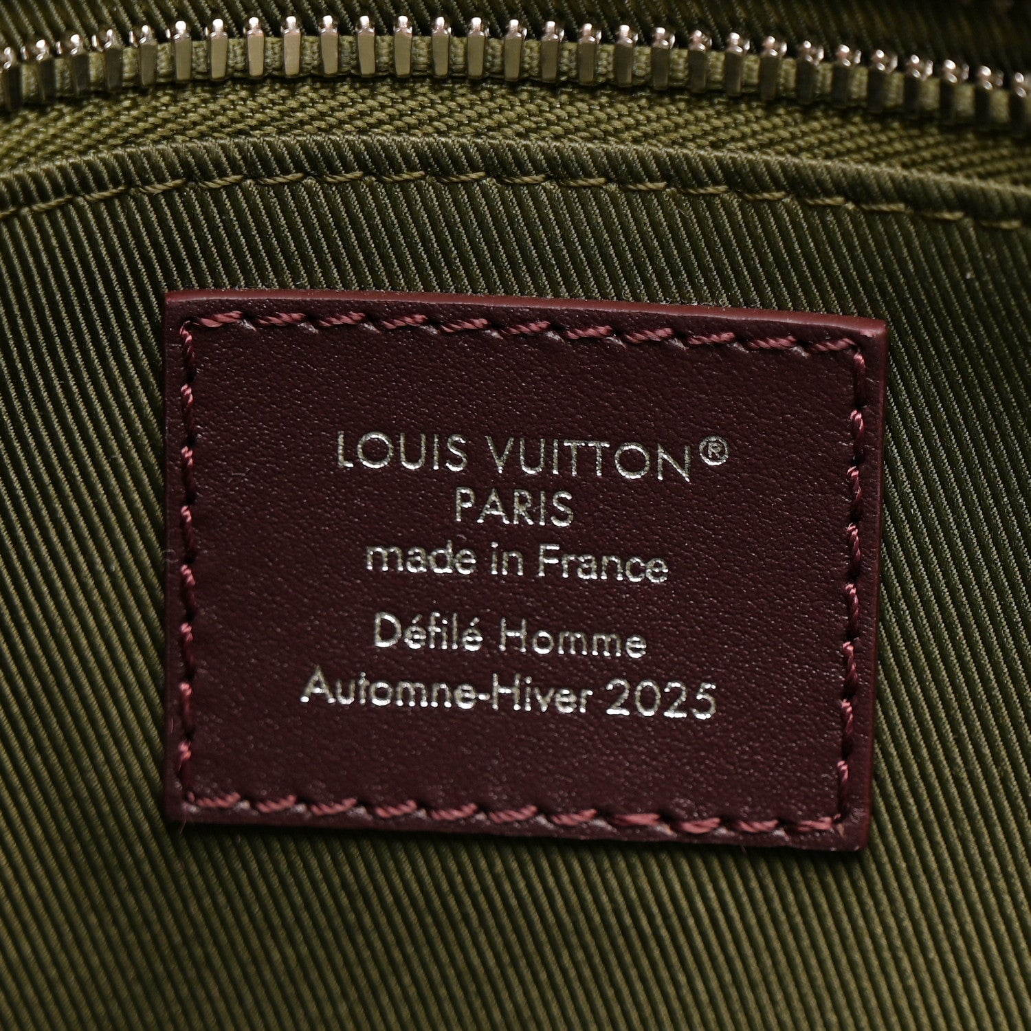 Louis Vuitton Calfskin Mini Shopper Tote Khaki Green