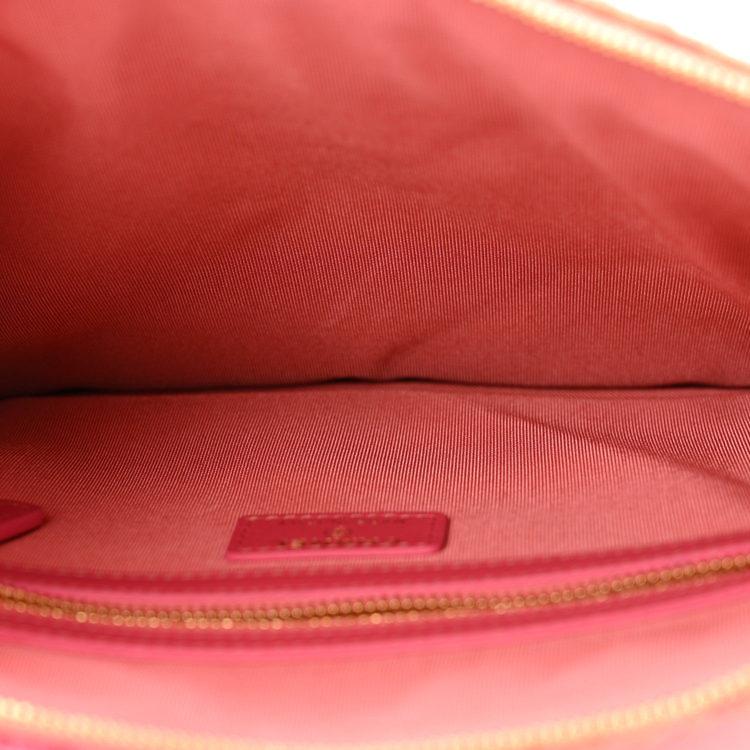 Chanel Tweed Large Chanel 19 Cosmetic Case Coral Pink