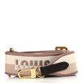 Louis Vuitton Jacquard Speedy Bandouliere 20 Shoulder Strap Beige Brown