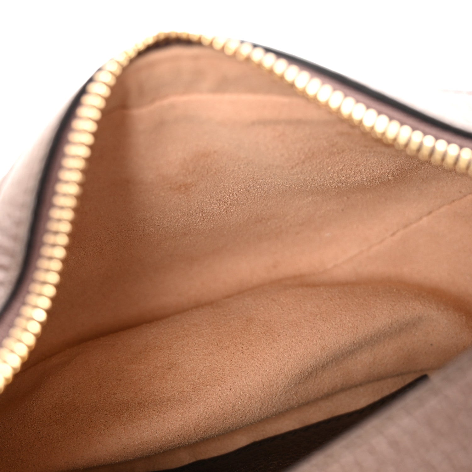 Gucci GG Supreme Monogram Textured Calfskin Web Mini Ophidia Half Moon Hobo Beige Ebony New Acero