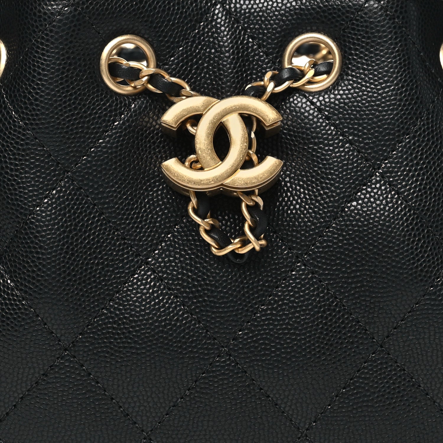 Chanel Caviar Quilted Mini Chanel 25 Handbag Black