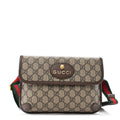 Gucci GG Supreme Monogram Neo Vintage Web Belt Bag Brown