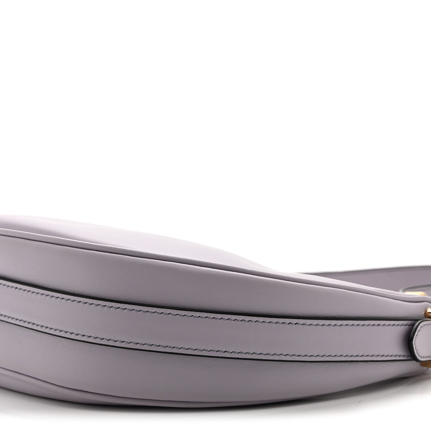 Prada Soft Calfskin Arque Shoulder Bag Glicine