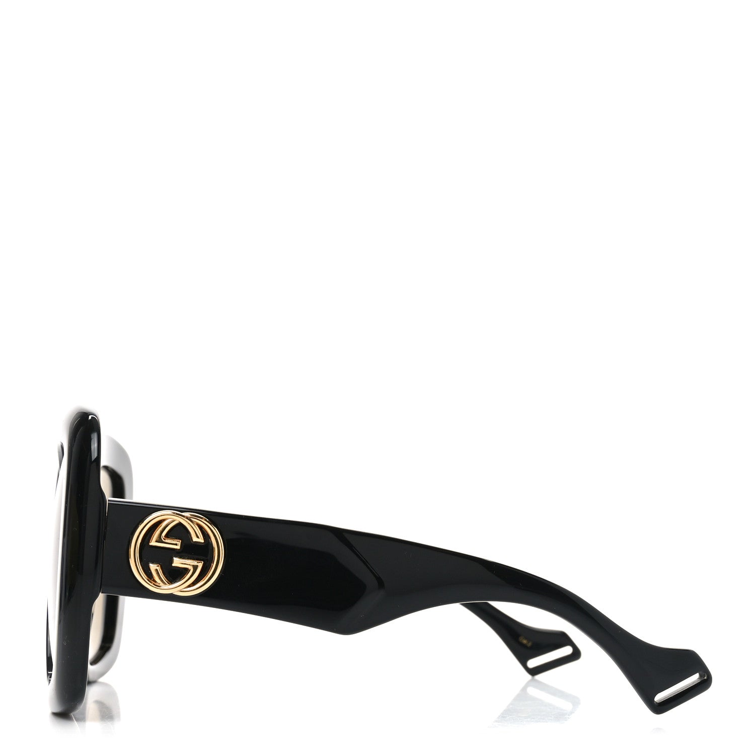 Gucci Acetate Square Frame Sunglasses GG0498S Black