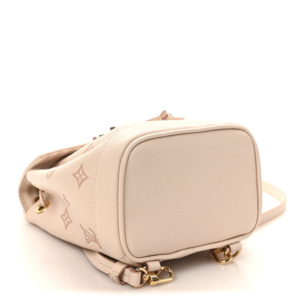 Louis Vuitton Empreinte Monogram Bicolor Nano Noe Backpack Eden