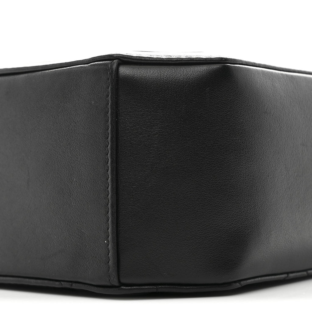 Chanel Calfskin CC Clock Camera Case Black