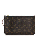 Louis Vuitton Monogram Neverfull MM GM Pochette Piment