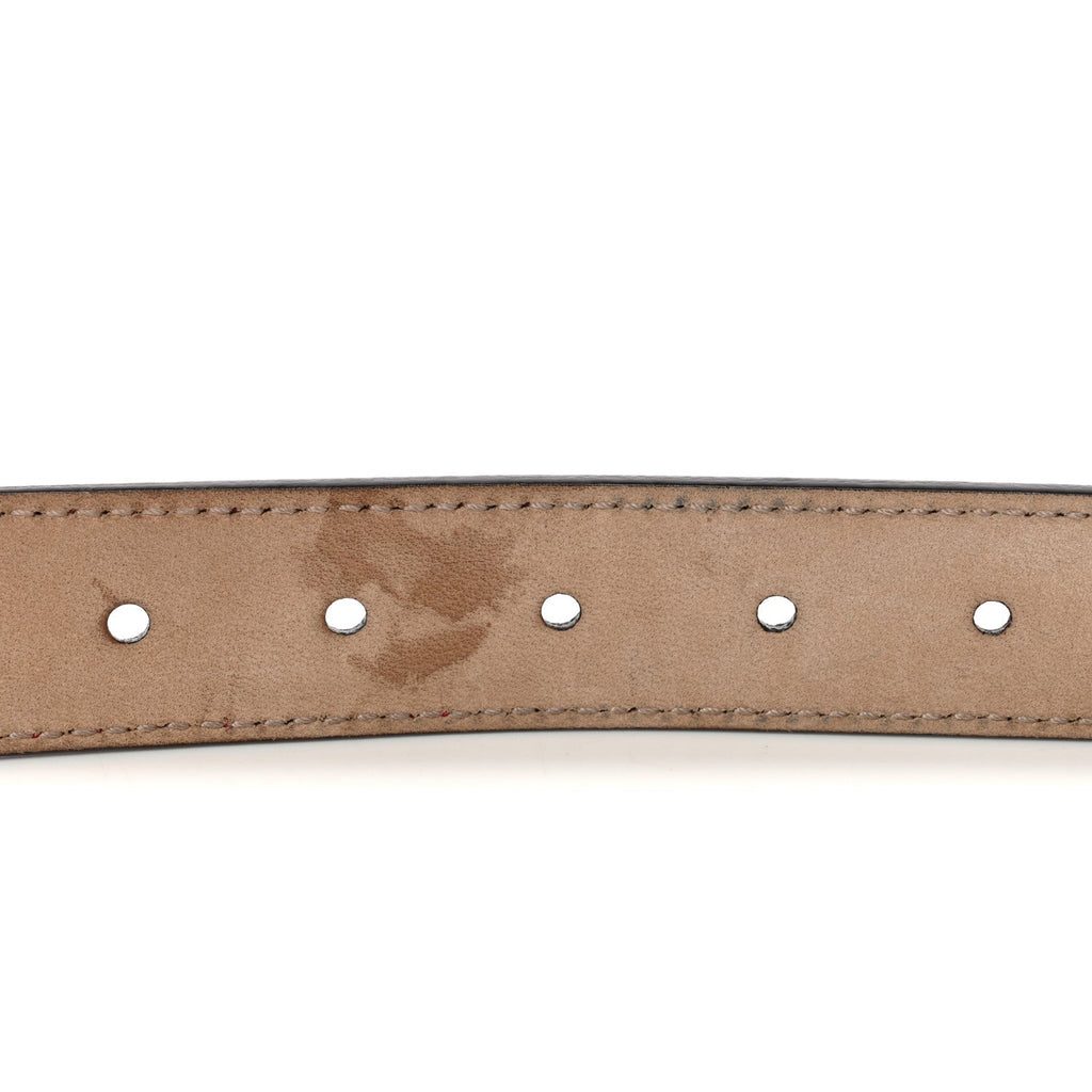Gucci Calfskin Kids Double G 20mm Belt M Red