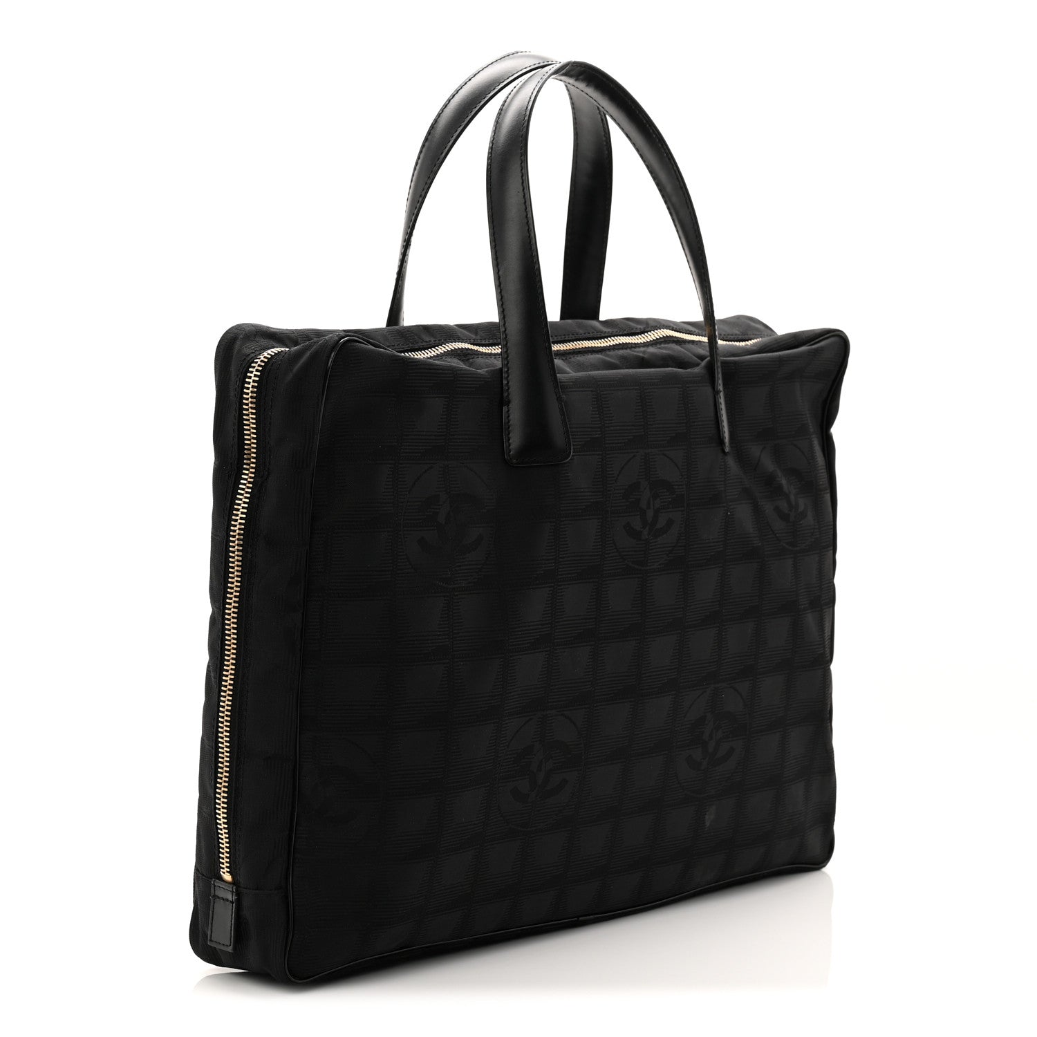 Chanel Nylon Travel Briefcase Black