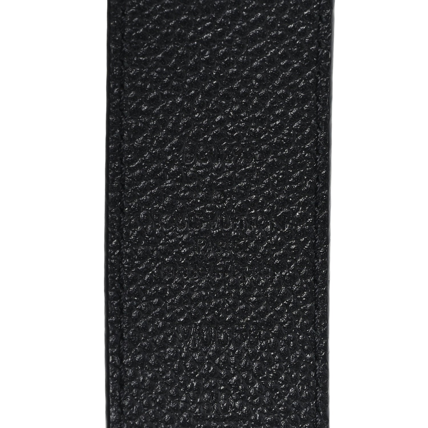 Louis Vuitton X YK Empreinte Dots 30mm LV Belt 80 32 Black White