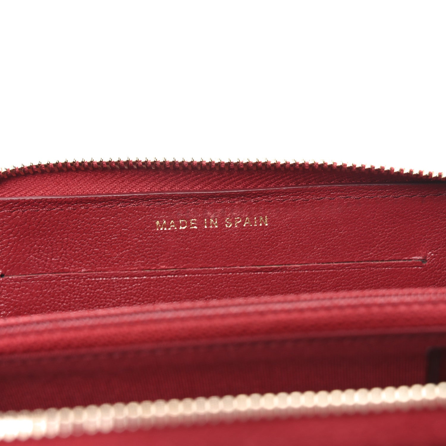Chanel Sheepskin Quilted Medium Mademoiselle Vintage Zip Around Wallet Red