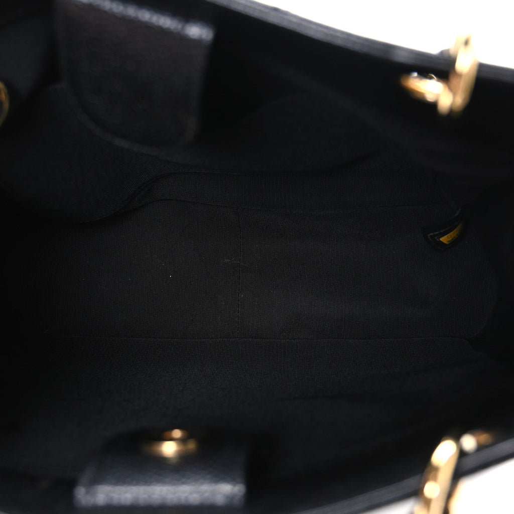 Chanel Caviar Quilted Petit Shopping Tote PST Black