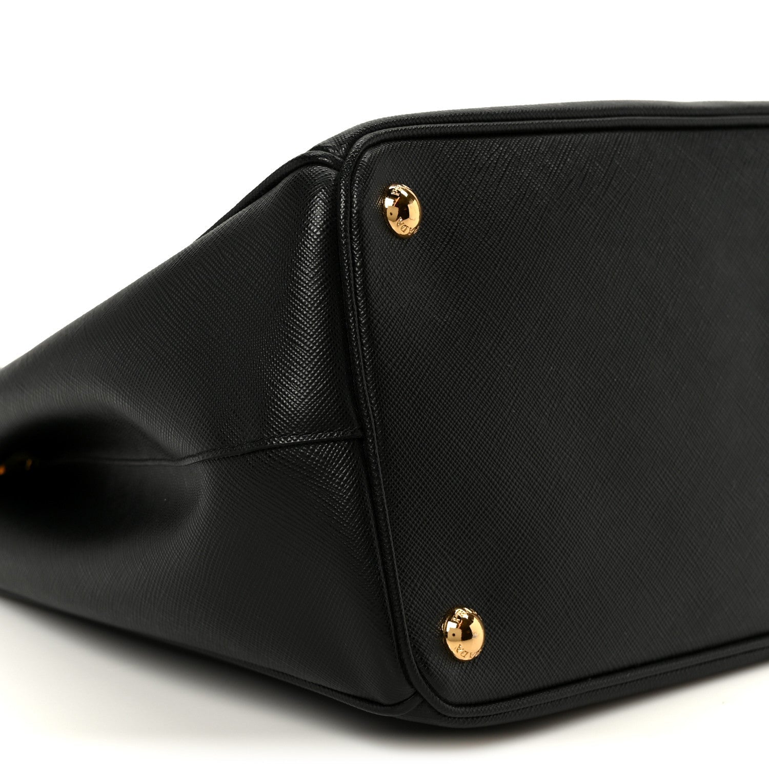 Prada Saffiano Lux Large Galleria Double Zip Tote Black
