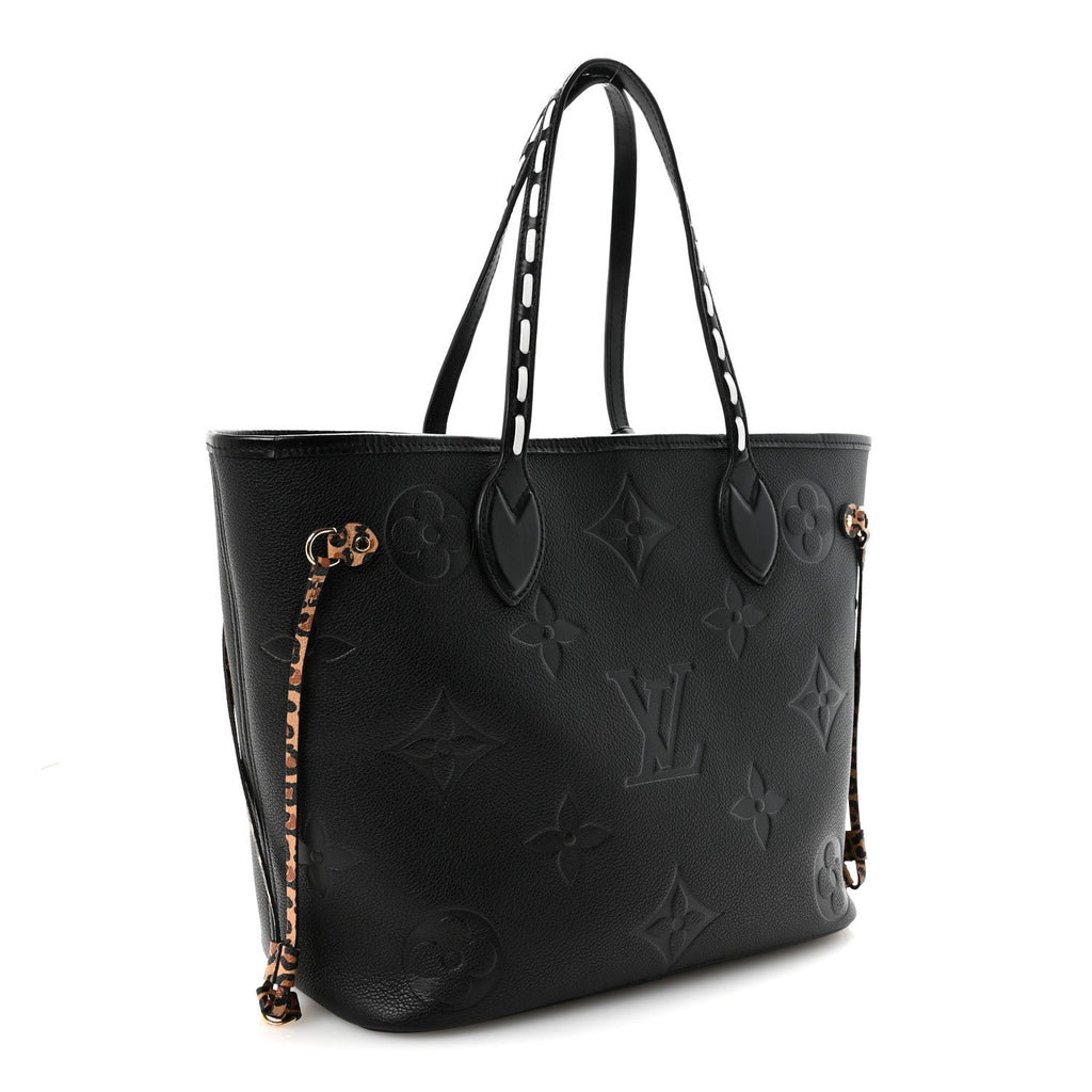 Louis Vuitton Empreinte Monogram Giant Wild at Heart Neverfull MM Black