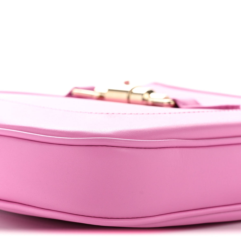 Gucci Ancora Calfskin Web Medium Jackie 1961 Hobo Pink