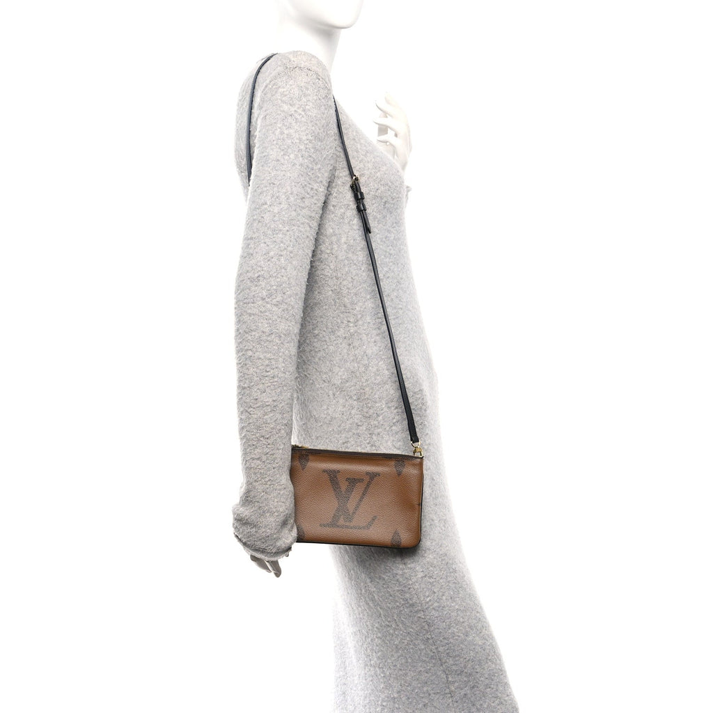 Louis Vuitton Reverse Monogram Giant Double Zip Pochette