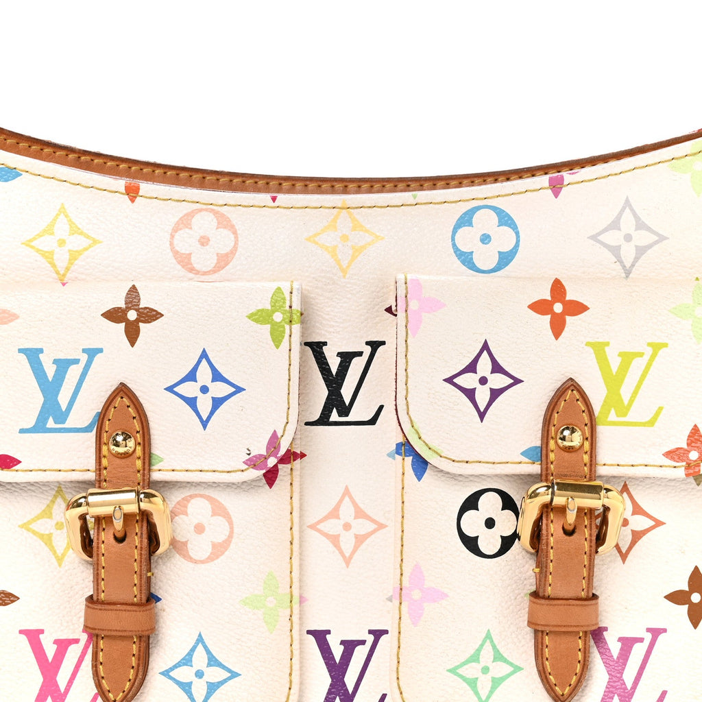 Louis Vuitton Monogram Multicolor Lodge PM White