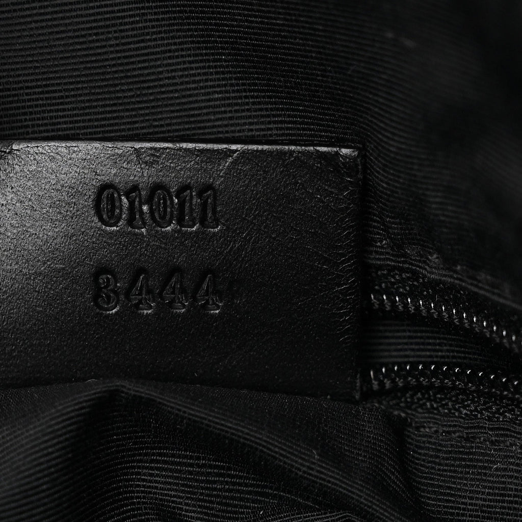 Gucci Monogram Jackie O Hobo Black
