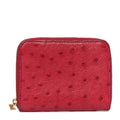 Louis Vuitton Ostrich Zippy Coin Purse Magenta