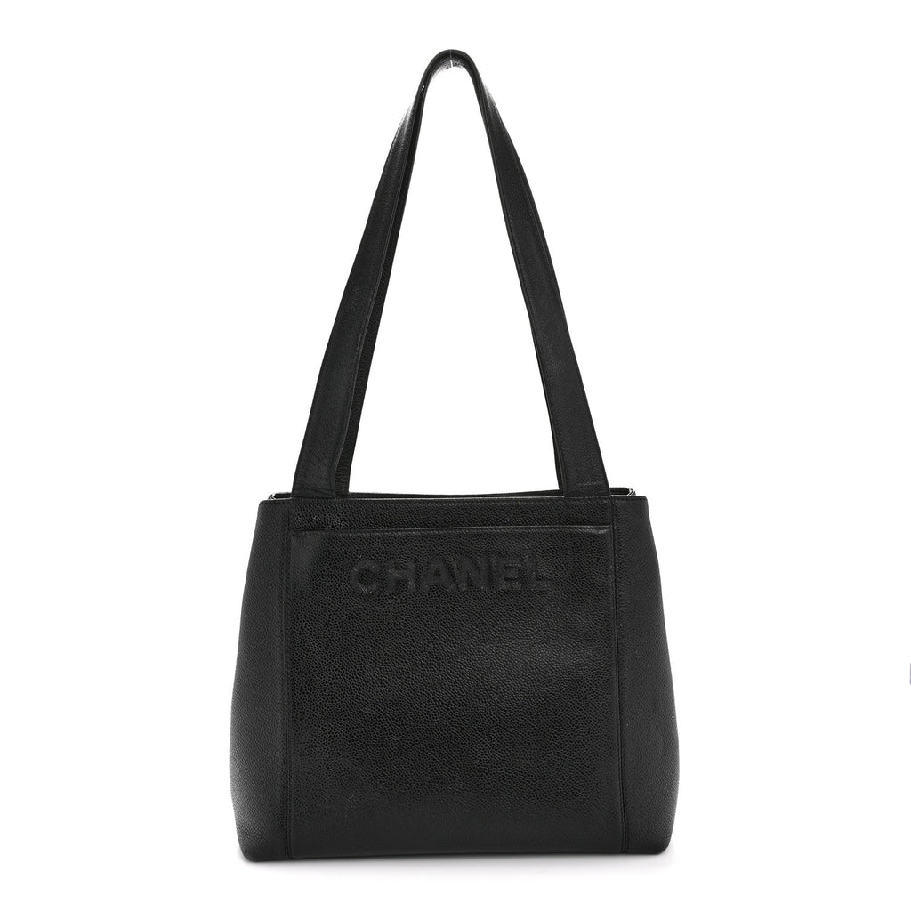 Chanel Caviar Shoulder Bag Black