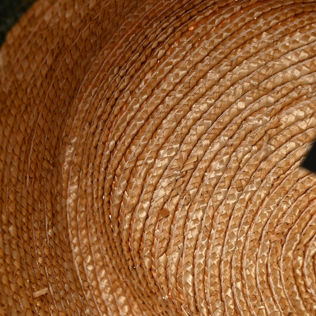 Gucci Abaca Straw Web Fedora Hat S