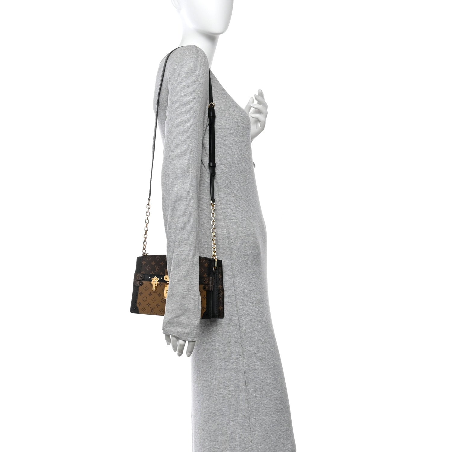 Louis Vuitton Reverse Monogram Trunk Clutch