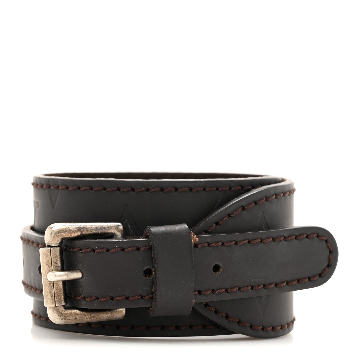Louis Vuitton Glace Monogram Wrap Bracelet Cafe Brown