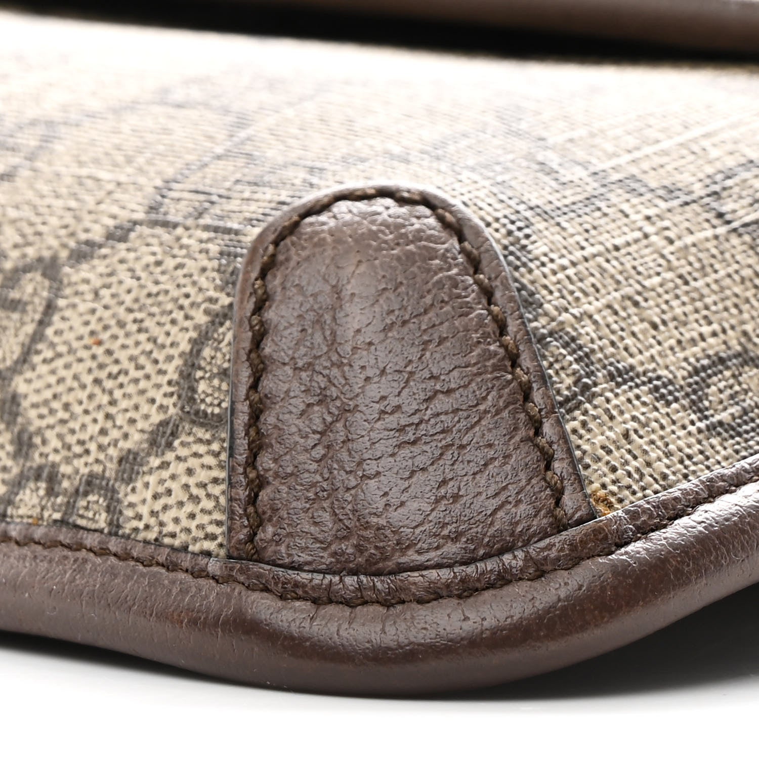 Gucci GG Supreme Monogram Neo Vintage Web Belt Bag Brown