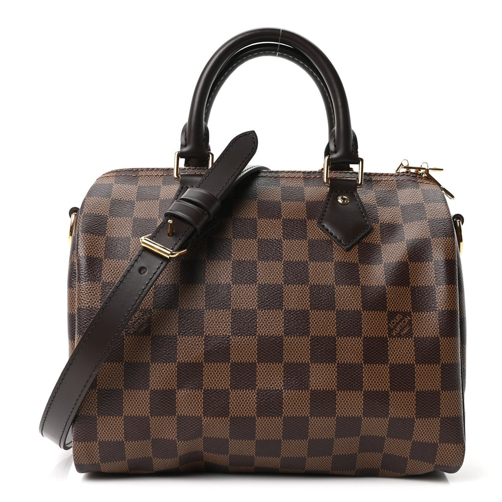 Louis Vuitton Damier Ebene Speedy Bandouliere 25