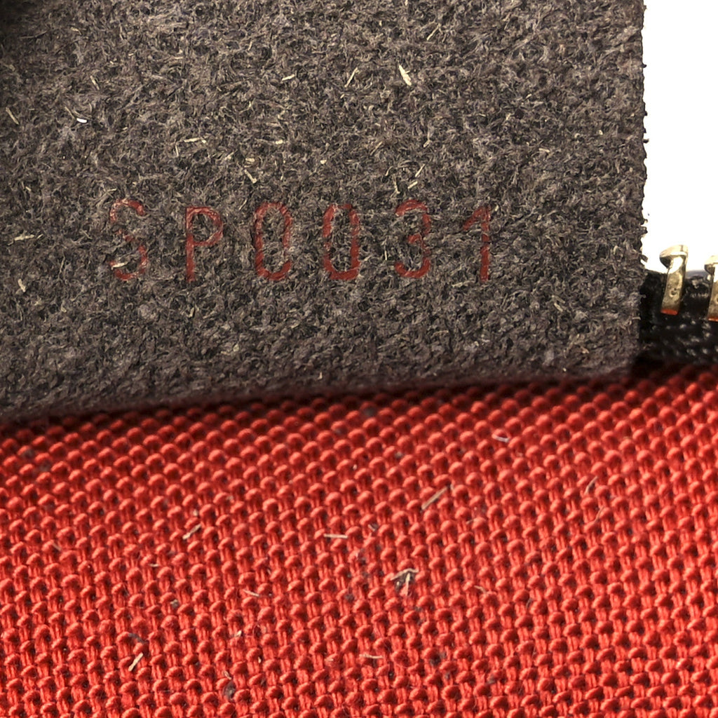 Louis Vuitton Damier Ebene Trousse Make Up Bag Pochette