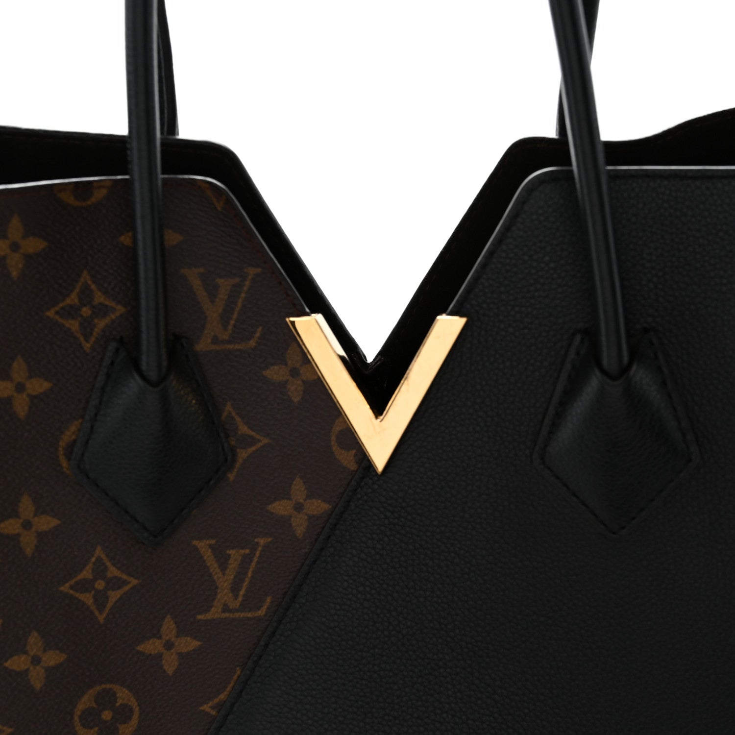 Louis Vuitton Calfskin Monogram Kimono Tote  Black