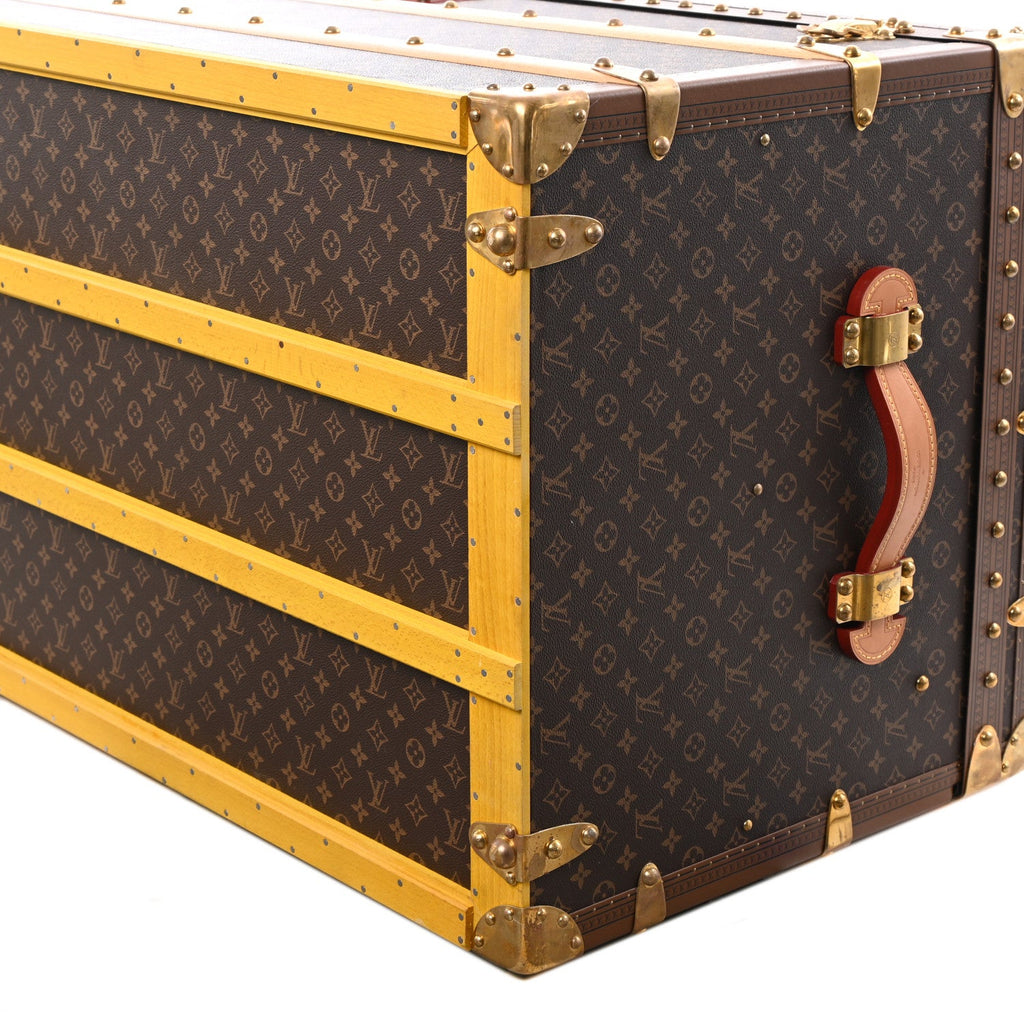 Louis Vuitton Monogram Malle Courrier Lozine Trunk 110