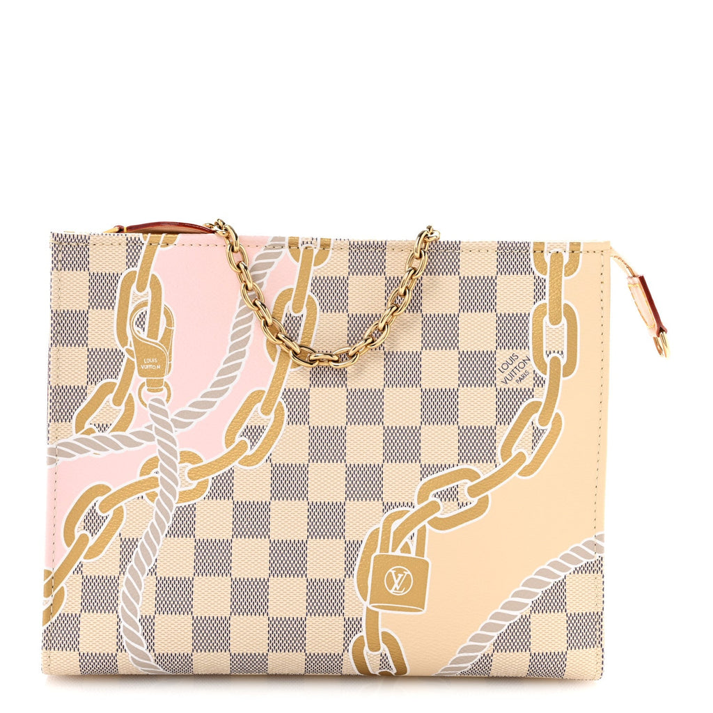 Louis Vuitton Damier Azur Nautical Toiletry Pouch On Chain