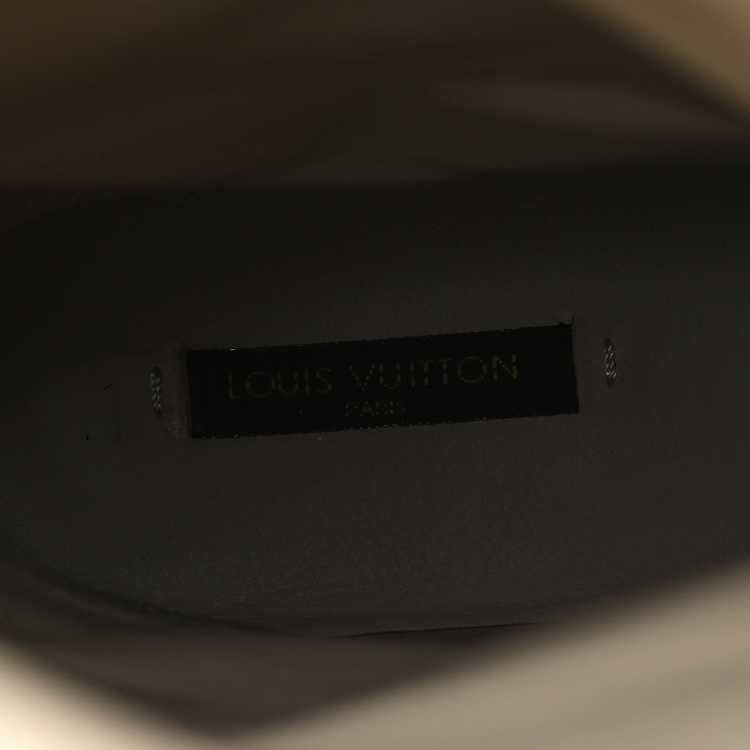 Louis Vuitton Canvas Calfskin Heritage Flat High Boots 38 Beige Brown