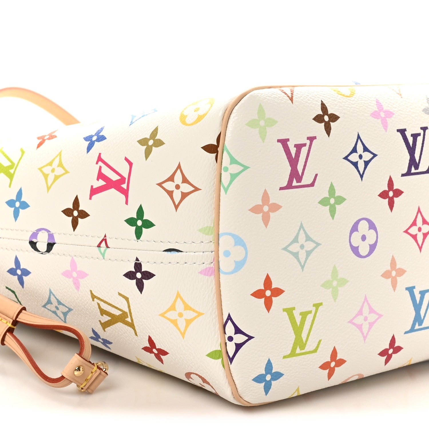 Louis Vuitton LV X TM Monogram Multicolor Neverfull MM White