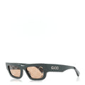 Gucci Acetate Rectangular Frame Sunglasses GG1838S Dark Grey