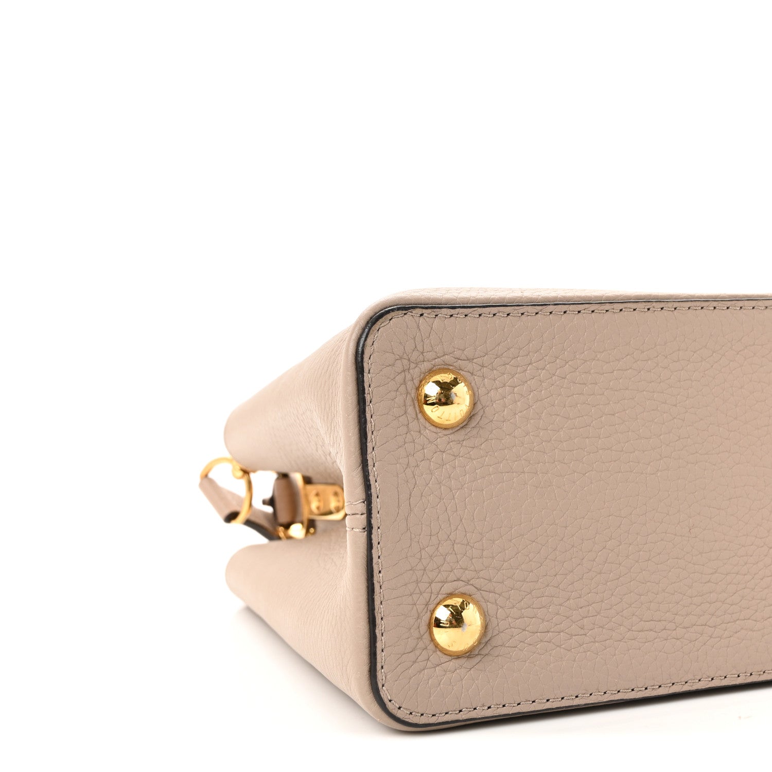 Louis Vuitton Taurillon Capucines PM Galet