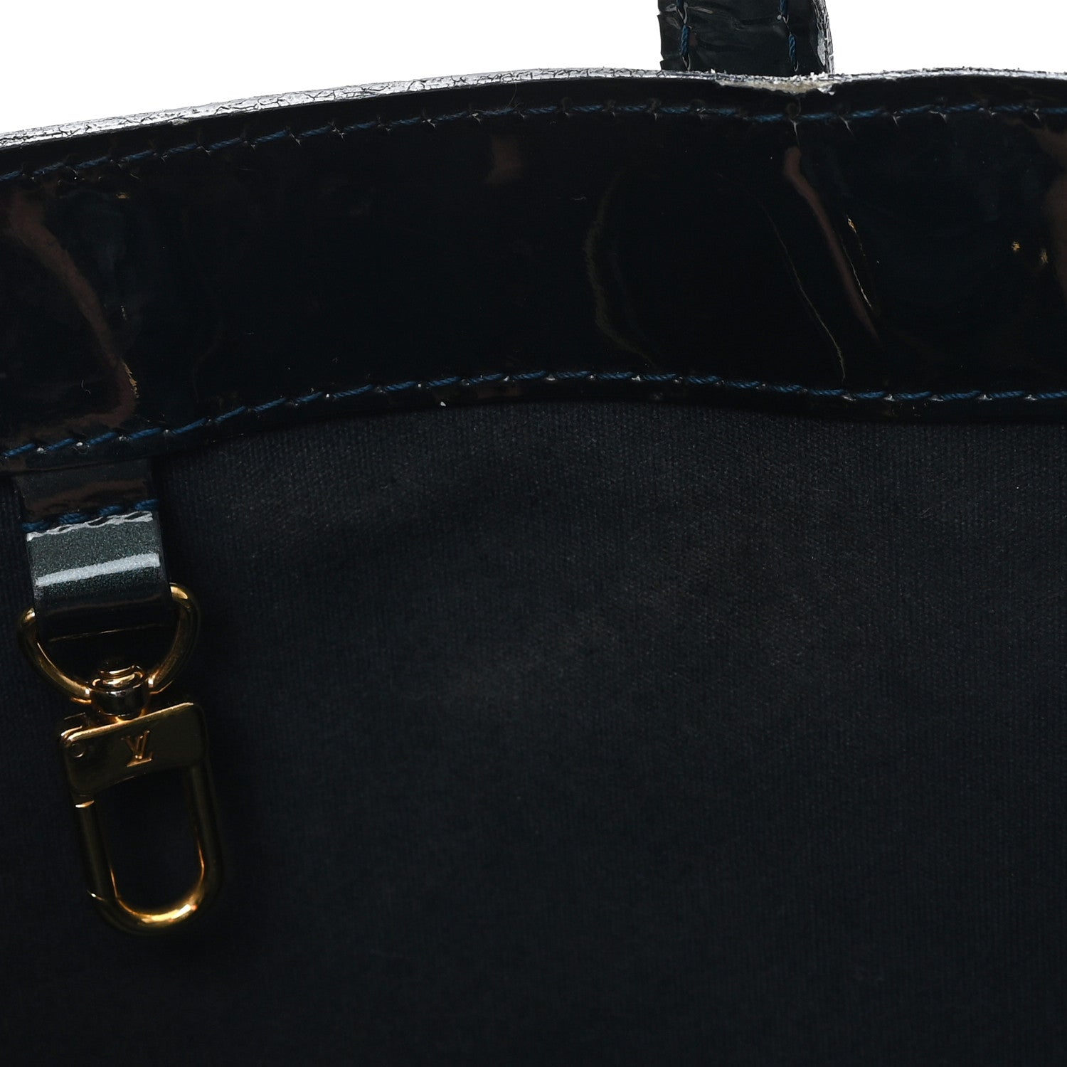 Louis Vuitton Vernis Wilshire PM Blue Nuit