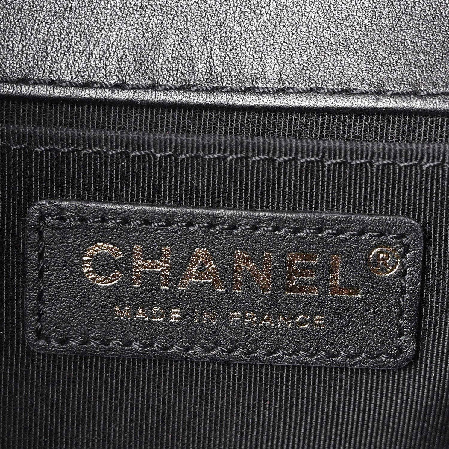 Chanel Calfskin Quilted Medium Boy Top Handle Flap Black